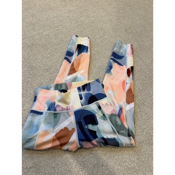 Super Sculpt Pocket 7/8 Leggings In Pink Art Print Small‎ - Picture 5 of 9